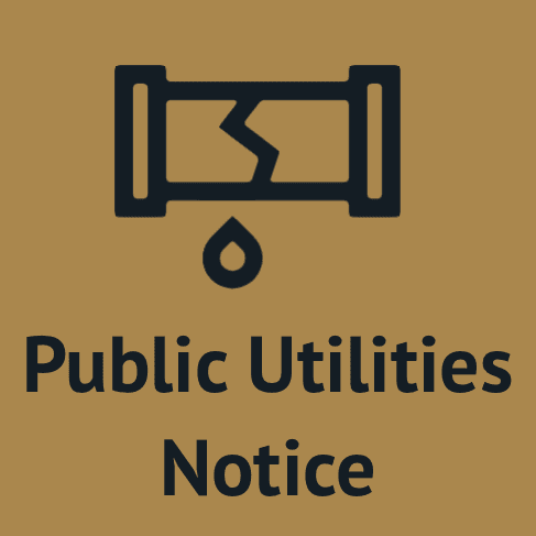 Public Utility Notice