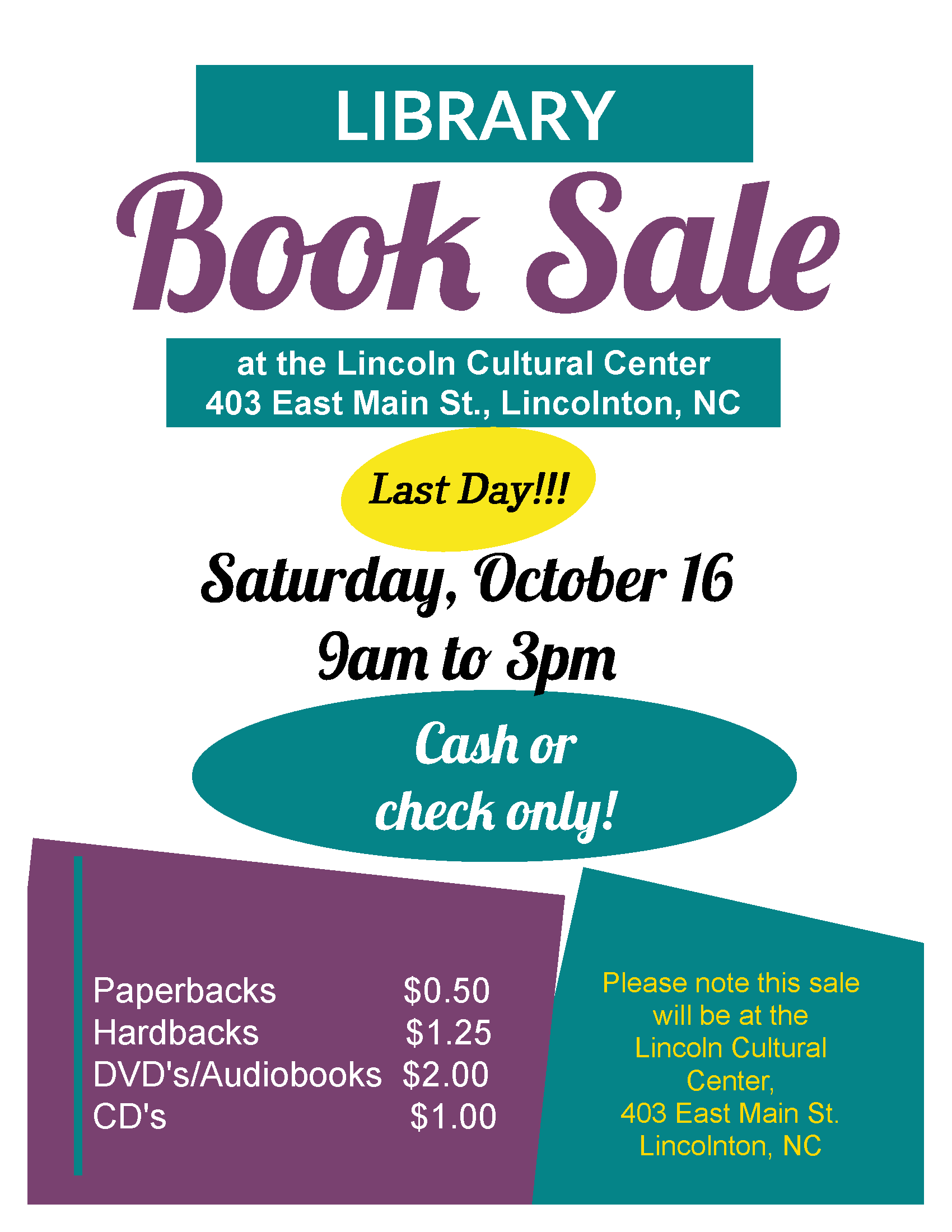 Book sale